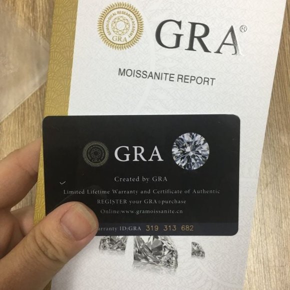 Men Moissanite Ring Engagement Ring 925 Sterling Silver Band for Men (M119) - Picture 8 of 8